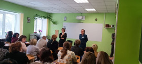 Встреча главы администрации Белгородского  района Анны Куташовой с педагогическим коллективом.